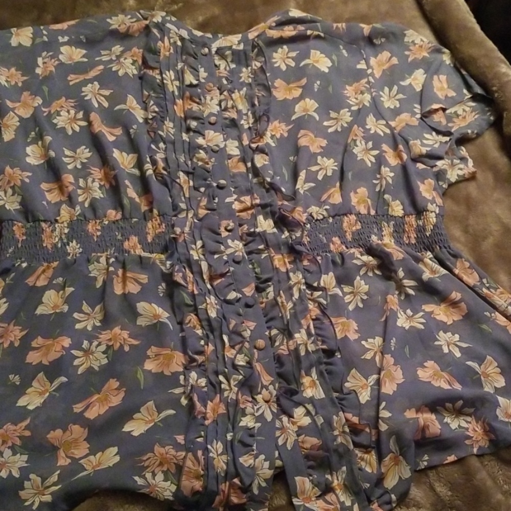 Torrid sheer blouse size 4